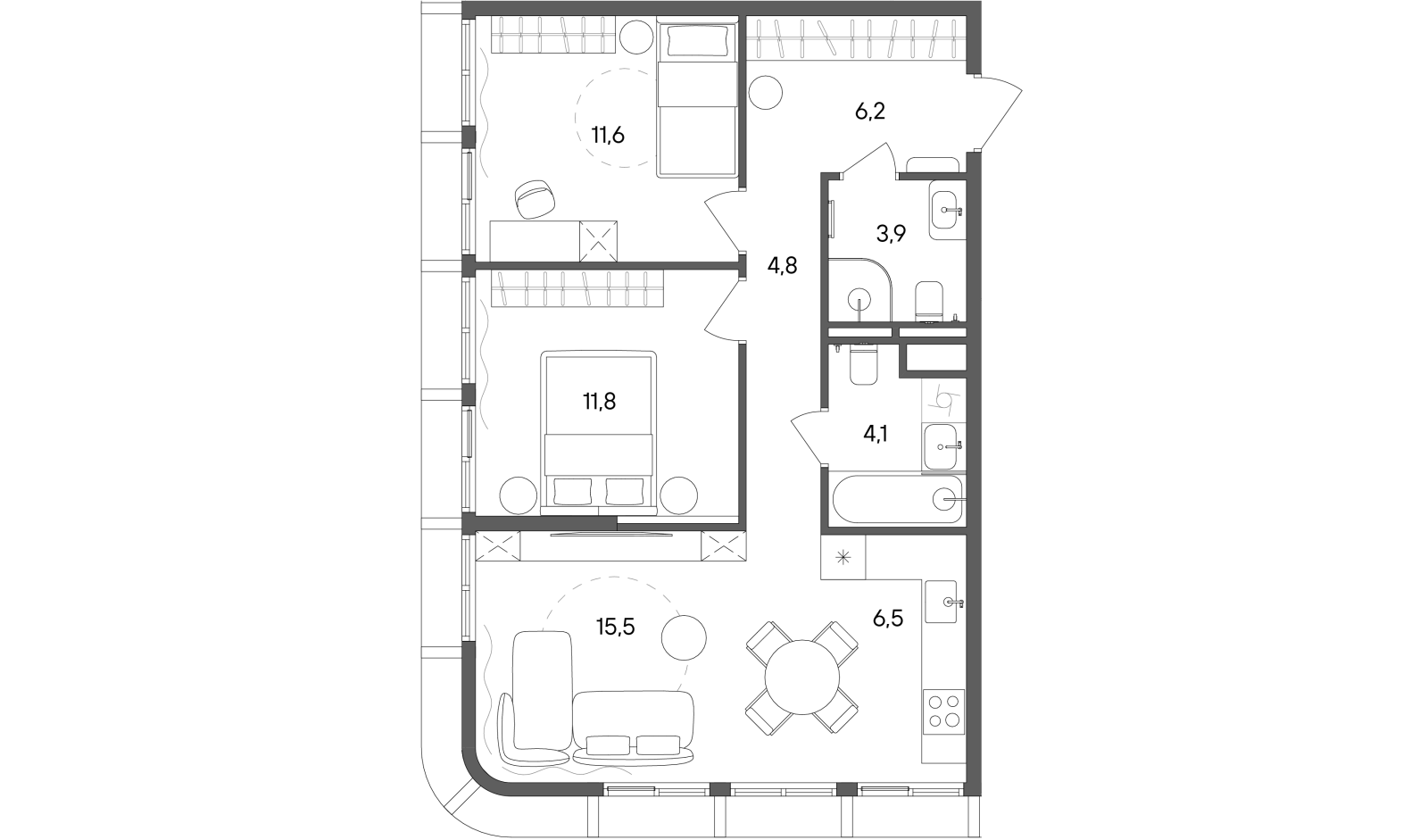 Планировка лота