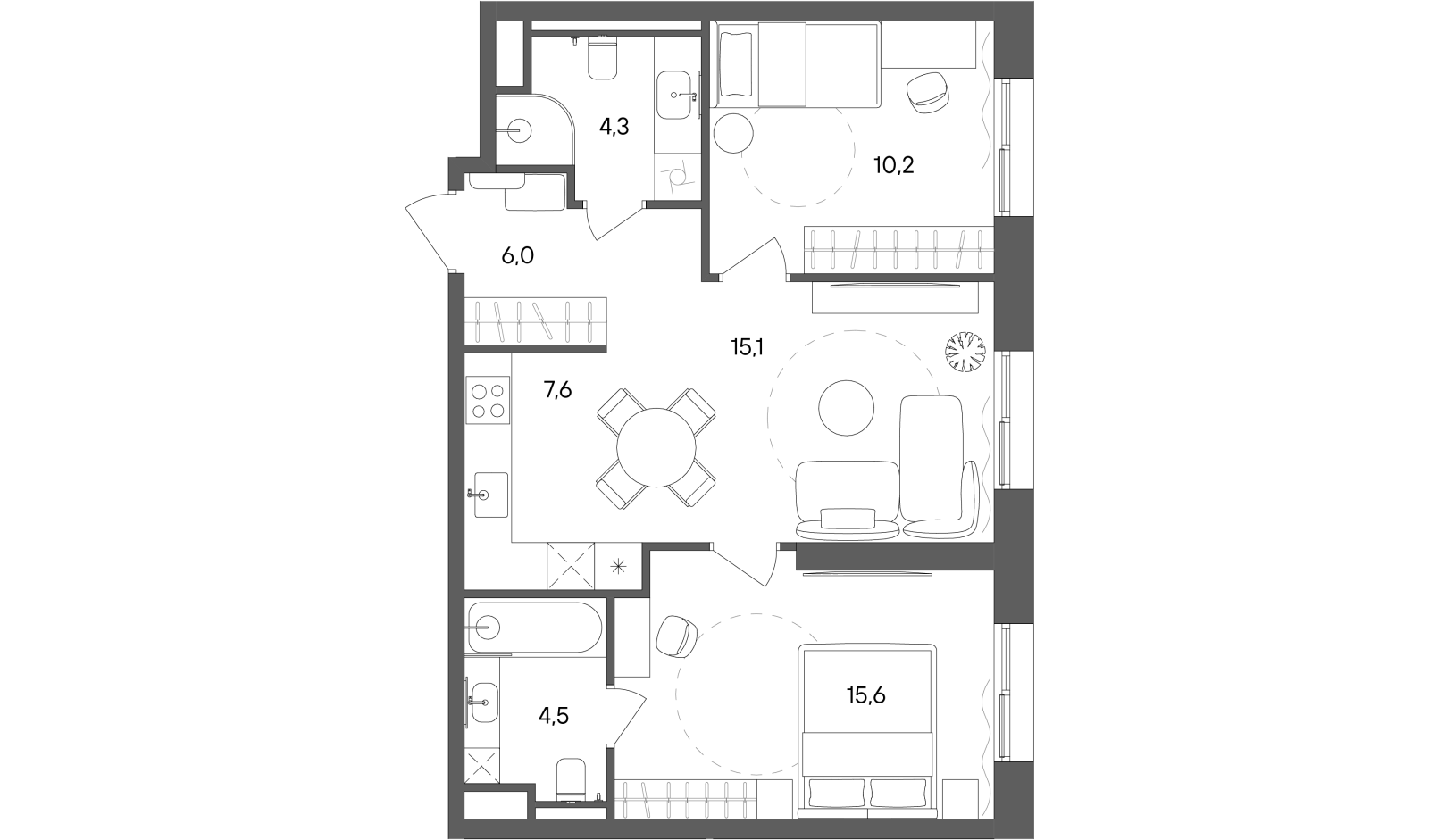 Планировка лота