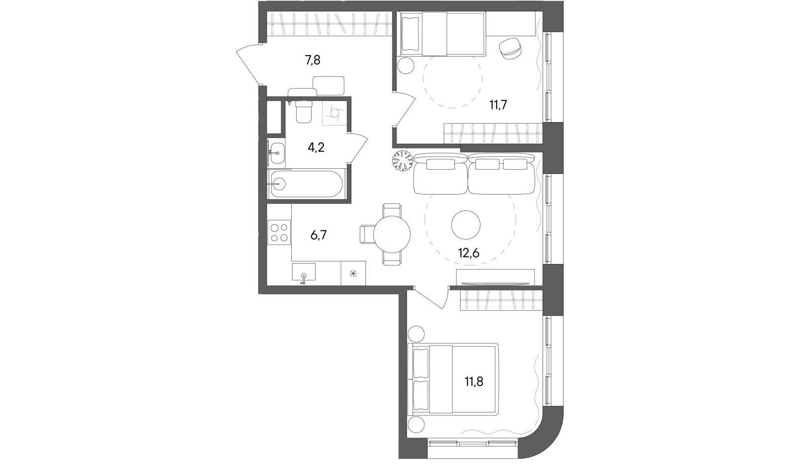 Планировка лота