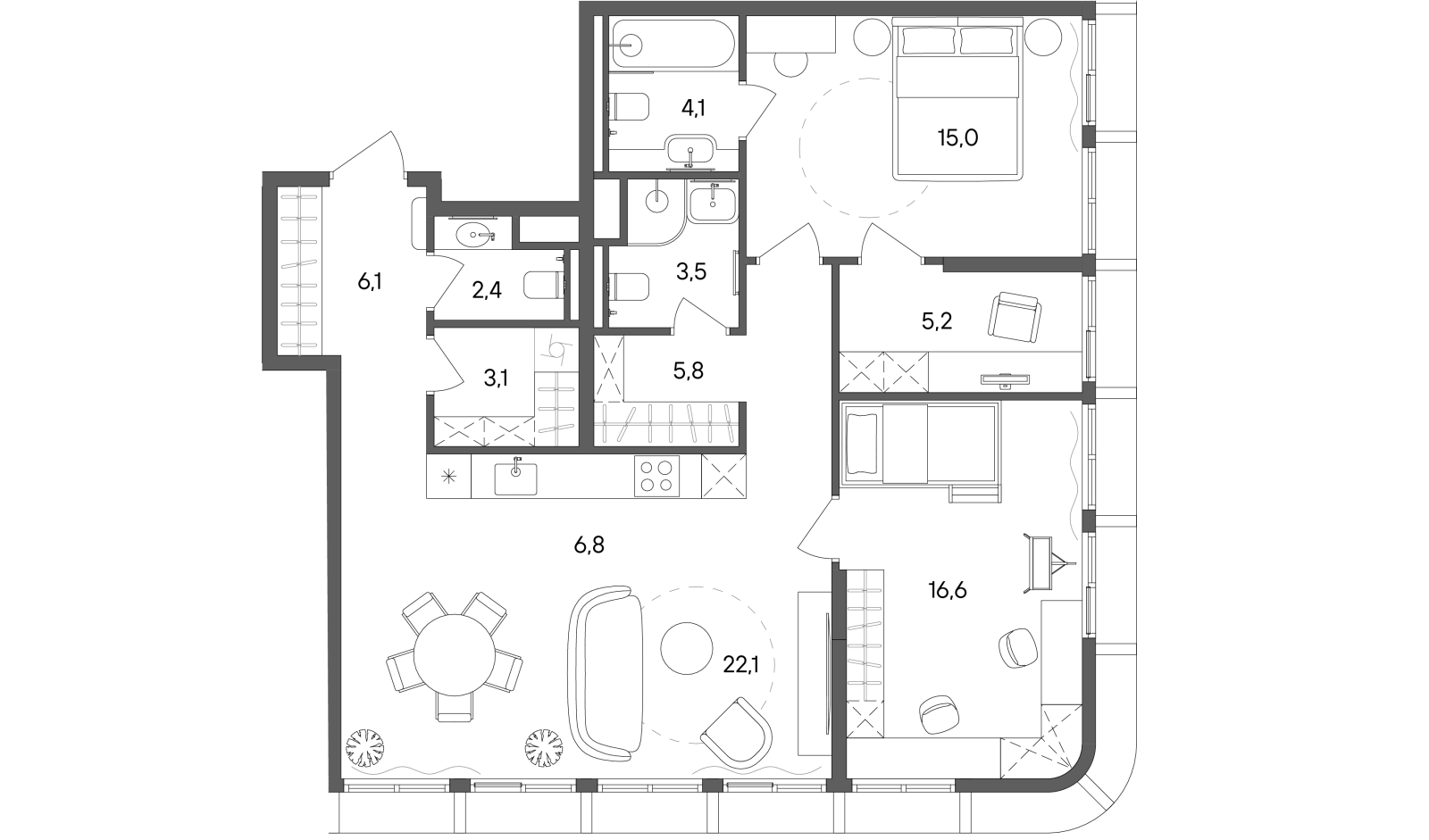 Планировка лота