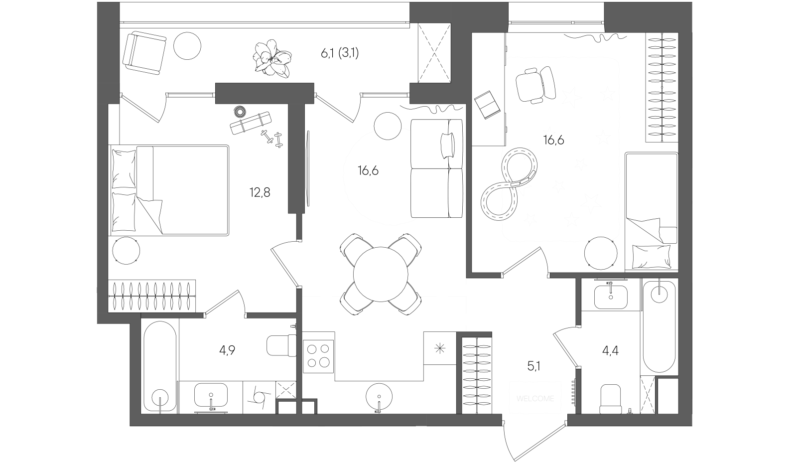 Планировка лота